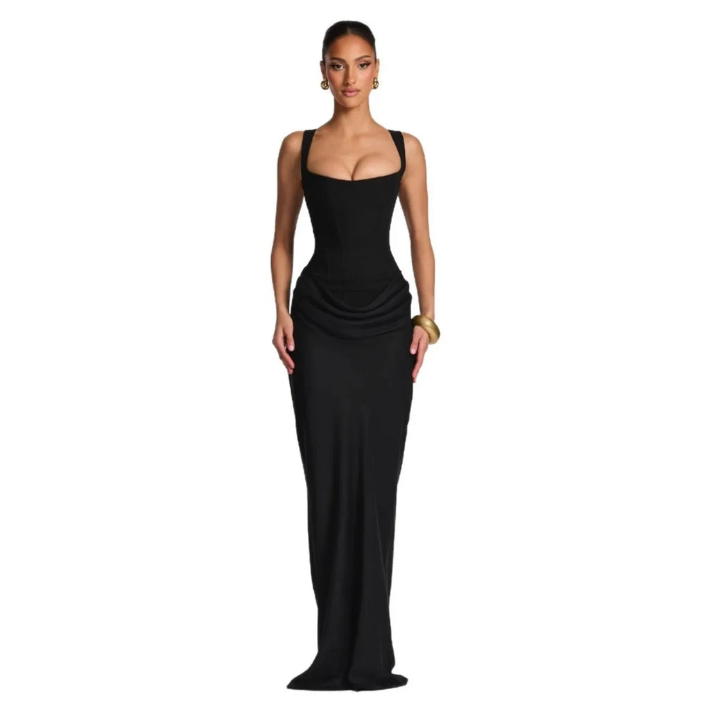 Robe longue bustier sculptante Nora