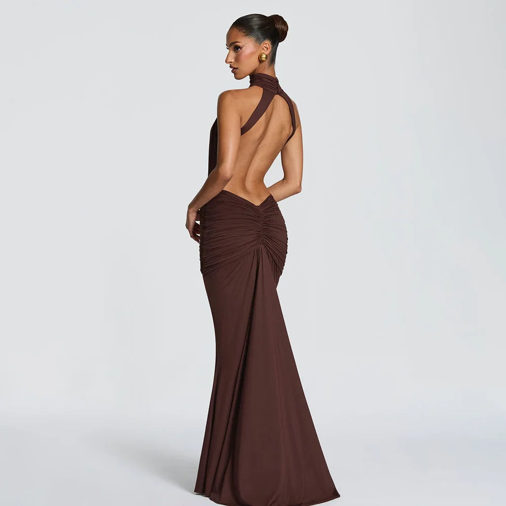 Robe longue dos nu Éléna