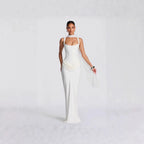 Robe longue bustier sculptante Nora