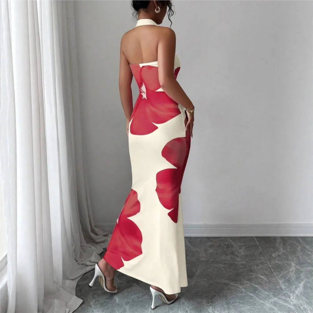 Robe longue imprimée Amaya