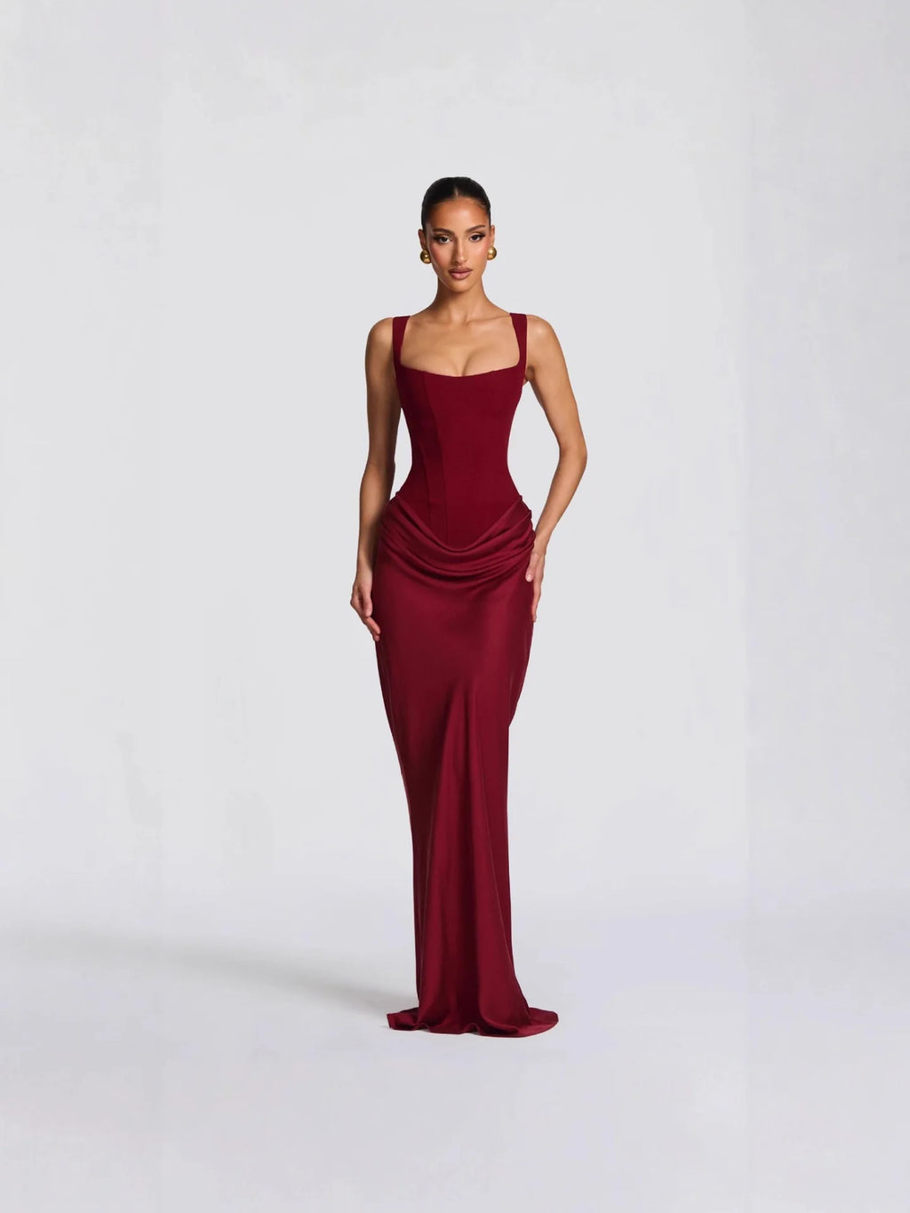 Robe longue bustier sculptante Nora