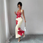 Robe longue imprimée Amaya