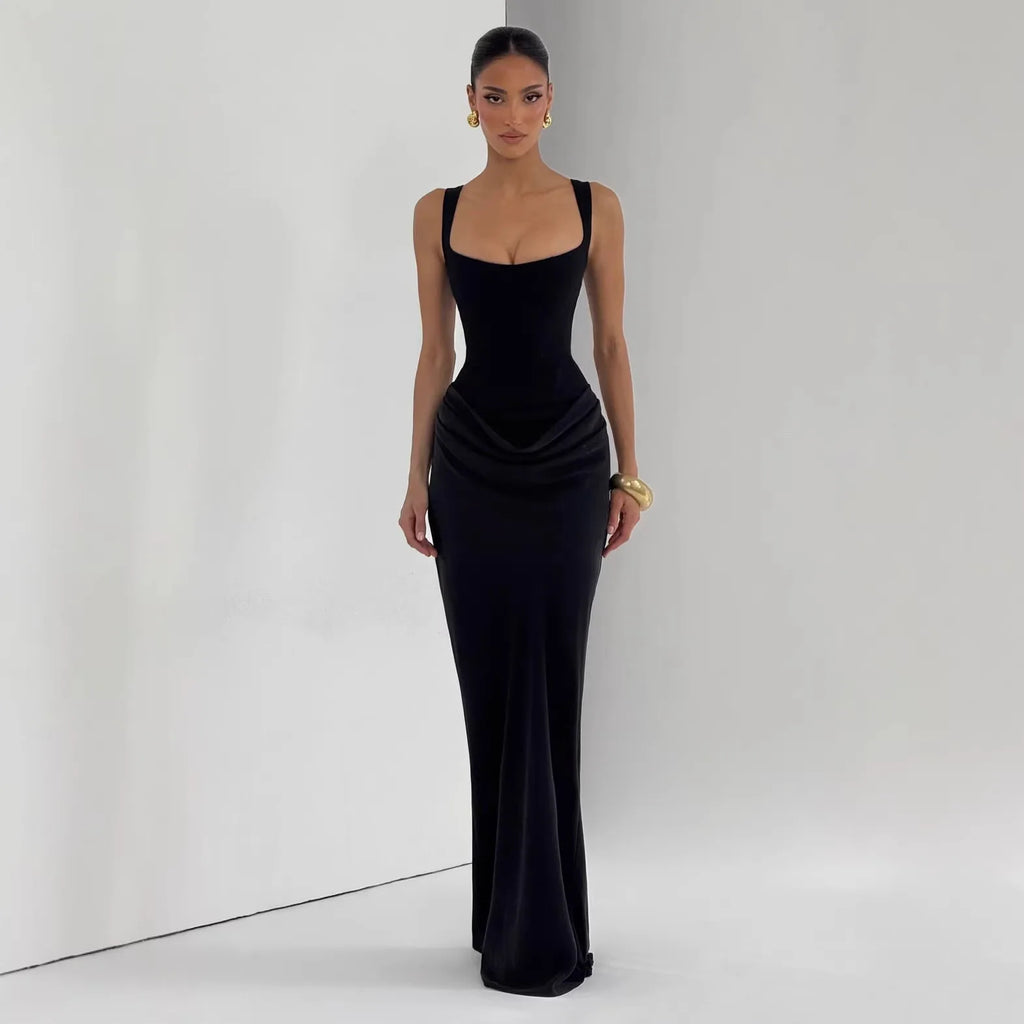 Robe longue bustier sculptante Nora