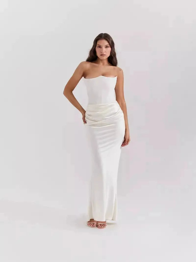 Robe longue corset Moni
