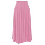 Jupe longue plissée taille haute Clara