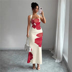 Robe longue imprimée Amaya